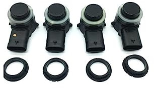 LAUEY 4 Stück Parksensor mit Dichtungsringhalterung, passend for Golf 5 6 MK6 7 MK7, passend for Jetta 5 6, passend for Passat CC 34D 919 275 A (Color : Multi)