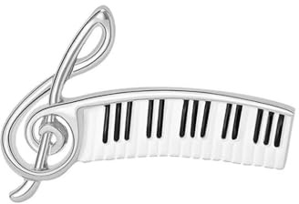 Anstecknadel für Klavierliebhaber, Musikinstrument, zarte Musiknoten, Anstecknadel, Geschenk für Klavierspieler, Lehrer, Studenten, Abschlussfeier, Anstecknadeln, Dekoration, Kleid, Zubehör,