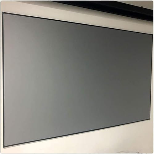 Projection Screen, Projector Curtain, Ambient Light Rejecting ALR Projector Screen 72 80 90 100 120 Ultra-Thin Border Fixed Frame CLR Anti-Light Projection Curtain(90)