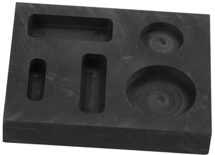 SEWACC Gussform Aus Graphit Metallgussform Barrenform Zum Gießen Von Metall Schmelzen Von Silber Bastelbedarf Ofen Metallschmelzen Diy-form Goldschmelzwerkzeug Silberschmelzzubehör