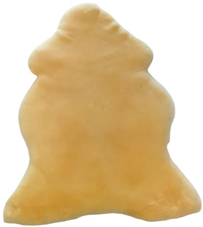 FURRYMAN Pelle di pecora naturale senza cromo – Pelle di agnello – Piccola (100 x 50 cm) – Coperte in pelle di pecora bianca e colorata, copriletti e decorazioni per divano, poltrona o pavimento –