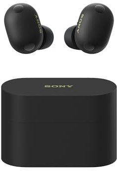 Sony WF-1000XM6 Flagship Wireless Noise Cancelling Earbuds, Bluetooth, In-ear Headphones, Signature Hi-Res Sound, Clear Calls, 10 band EQ, 24 Hr Battery NC On, IPX4, iOS & Android - Black