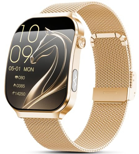 Lgnitek 2026 Nuovo Smartwatch Donna Con ECG+Pressione Sanguigna, 2.2” Curvo