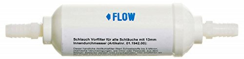 YACHTICON Schlauch Vorfilter - Aktivkohlefilter für Schlauch 13mm
