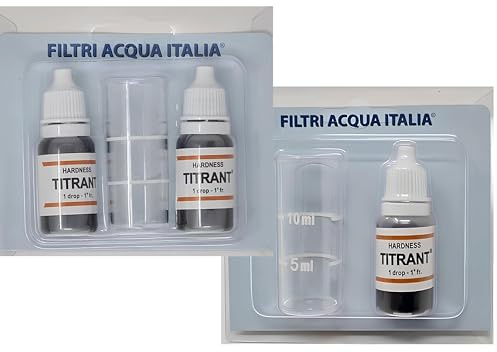 Filtri Acqua Italia Filtri Acqua Italia Titrant 3 Kit Analisi Durezza Acqua (Gradi Francesi) - Tester Durezza Reagente Unico