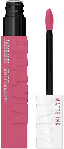 Maybelline Super Stay Matte Ink Liquid Lipstick Makeup, Long Lasting High Impact Color, Up to 16H Wear, Lover, Mauve Neutral, 1 Count, Packaging May Vary