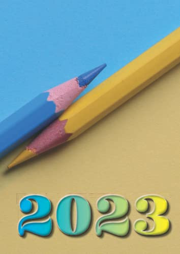 Blau & Gelb - Terminplaner 2023 für Arztpraxis, Friseur, Gastro, Kosmetikstudio u.v.m. Buchkalender, Tagesplaner, Praxisplaner, Terminbuch, 320 Seiten, DIN A4, 3 Mitarbeiter, 15 Min Takt, deutsch