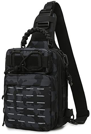 Lixada Angeltaschen Angelgerät Aufbewahrungstasche,Umhängetasche Angelausrüstung,Rutenaufbewahrung,Werkzeugtasche zum Angeln Wandern Jagen Camping und zum und Camping