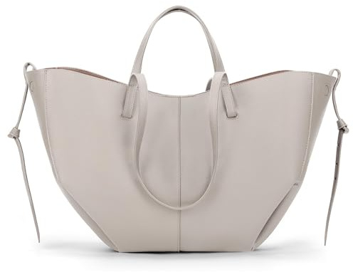 ACUYE Borsa tote in pelle da donna a mezzaluna borsa a tracolla da donna borsa Y2K Hobo bag borsa da lavoro tote con chiusura magnetica, 39.5 EU