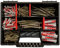 Fischer Juego de tacos con tornillos Torx y 3 puntas (132 piezas) 5 x 25 6 x 30 8 x 40 10 x 50 mm