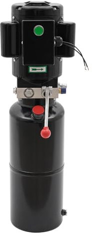 Hydraulikpumpe 220V 10L Hydraulisches Aggregat Hydraulikaggregat Anhänger Kipperpumpe 2850rpm eine schnelle Ölabgabe liefern einfachwirkendes Aggregat für Aufzüge, Gabelstapler