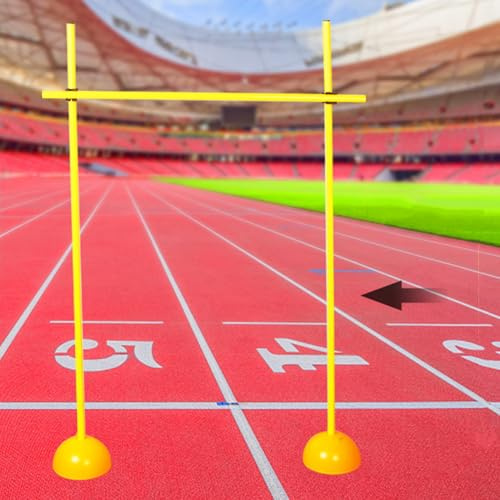 Justerbara sportträningshinder i plast - avtagbara träningsramper för snabbhet och uthållighetsträning, atletisk lagutrustningsset (100 cm/39,3 tum)