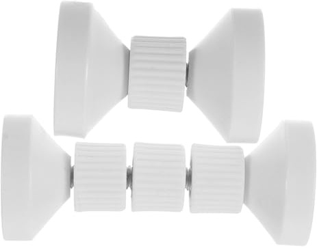 Baluue 2pcs Adjustable Threaded Bed Headboard Stoppers Anti-shake Fixers with Shock Dampening Pads for Bed Frame Cabinet Sofa Wall Support Easy Installation and Furniture Stabilizers