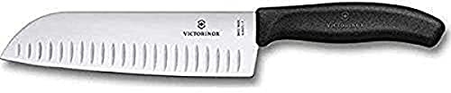 Victorinox Fibrox 7-Inch Granton Edge Santoku Knife