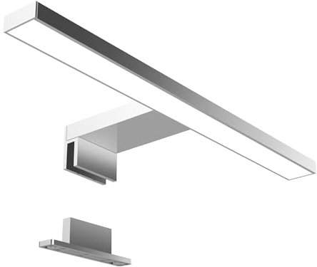 Lampada da bagno a LED Lampada da bagno Lampada per specchio Illuminazione per specchio 230V bianco caldo bianco neutro 300 mm, colore della luce: bianco caldo