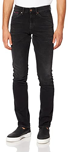 Tommy Jeans Scanton Slim BE271 2YBKBKCD Jeans para Hombre, Denim Black, 31W/32L