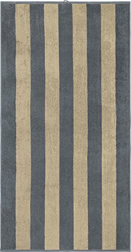 Erwin Müller Liegetuch Walk-Frottier grau-beige Größe 90x180 cm