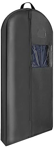 60Garment Bags For Travel,Garment Bag Suit Bags For Men Closet Storage,Hanging Travel Wedding Dress Garment Bag,Garment Bags For Hanging Clothes,Dress Bags For Gowns Long Jacket Coat Wedding Tuxedos