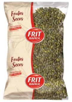 FRIT RAVICH - Pipa de calabaza cruda y pelada - Ideal para Acompañar Ensaladas, Sopas o Elaborar Pan Casero, 1kg