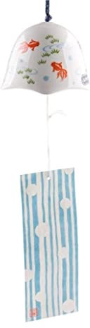 LOSTIS Klangspiel Windspiel Glockenspiele Brennende Und Windige Japanische Glocke, Importierte Keramik, Home Shop, Hängende Ornamente, Geburtstagszeremonie, Dekoration, Windspiele Windspiele