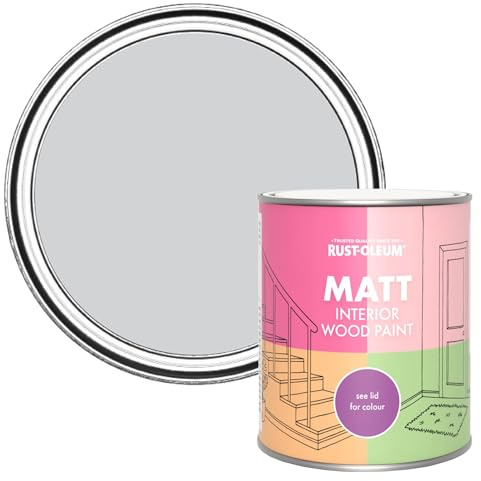 Rust-Oleum Purple Interior Wood Paint in Matt Finish - Lilac Rhapsody 750ml