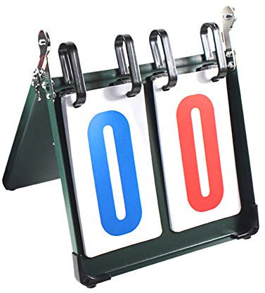 WYRMB Tragbarer Scoreboard Flipper 2-Digital Score Flipper Score Counter Punktesystem für Tischtennis, Basketball, Fußball, Fußball, Baseball und mehr