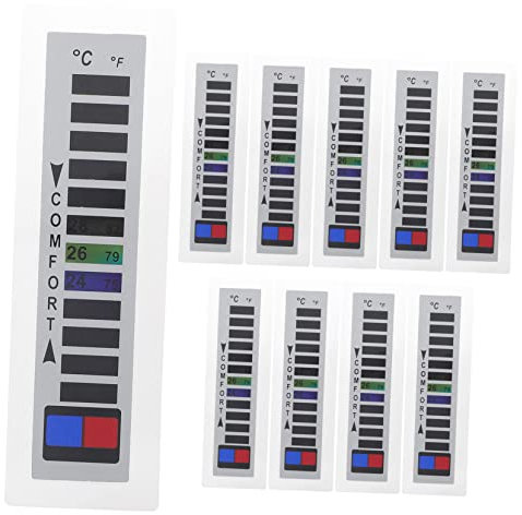 ULTECHNOVO 40stücke Thermometer Streifen Für Daunenjacken Tragbare Temperaturmessstreifen Leicht Zu Nähen Für Kleidung Und Aquarien