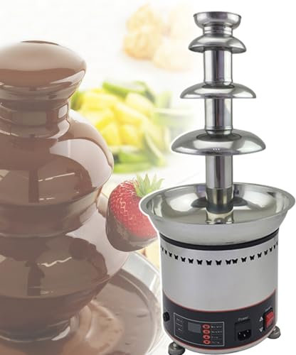 MáQuina De Fuente De Chocolate De Sobremesa, Para Fiestas, Bodas Y Fiestas, Temperatura Ajustable De 0 A 150 °C, Con Pantalla Digital Led,4tiers-220V