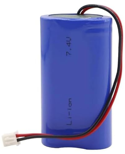 HELINAZI Batteria Sostitutiva di Grande capacità Ricaricabile agli ioni di Litio 18650 da 7,4 V con Spina XH-2P 2,54,3500mAh