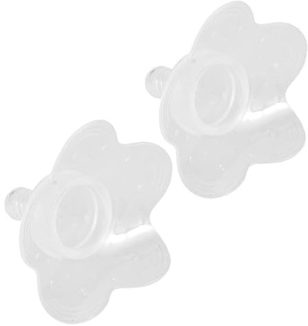 RORPOIR 2 Stück Stillhütchen Für Neugeborene Aus Weichem Material Flaches Stillhütchen Brusthütchen Zum Stillen Stillzubehör Stillschutz Atmungsaktives Design Einfach Zu Verwenden