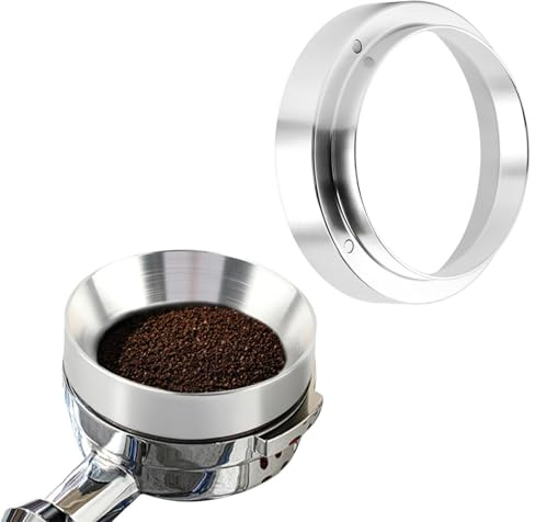 Kaffee Dosierring, Kaffee Dosierring für 54mm Siebträger, Dosierring Espresso Trichter Ersatz, Universal Kaffeedosierring