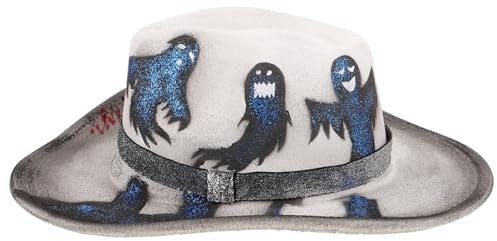PartyKindom Halloween-Verzierung Halloween-Cosplay-Hut Neuheit Halloween-Hut Cowboy halloween kopfschmuck halloween kopfbedeckung Hutschachtel Kappen Stütze Tragbarer Hut Polyester Colorful