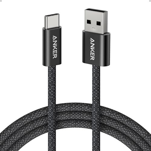 Anker Zolo kabel, USB till USB-C 1.8m, CarPlay, flätad snabbladdning | sömlös CarPlay-anslutning, premiumdesign, smal kontakt, för iPhone 17/16-serien, iPad Pro med mera