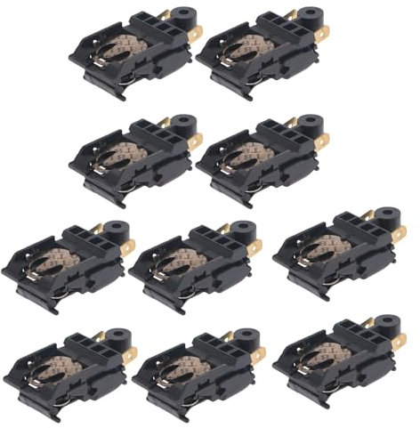 Vexebnular Set di 10 interruttori per caldaia elettrici, 2 pin, per interruttore bollitore elettrico, termostato, accessori per la regolazione della temperatura