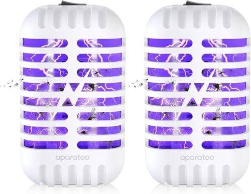 Mückenfalle Insektenvernichter 1000V Insektenvernichter Elektrischer 2 Pack Mückenschutz Steckdose UV-Insektenfalle Fliegenfalle Elektrisch Insekten Mückenfalle für Innen für Fliegen Motten bubbacare
