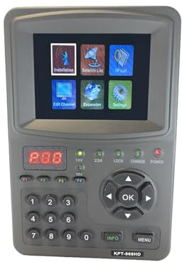 Cercatore Satellitare DVB-S2 Misuratore Ricevitore TV Satellitare Digitale Full HD MPEG-4 HD DVB-S2+HEVC H2.65 4K Finder AVS+ Facile Da Usare