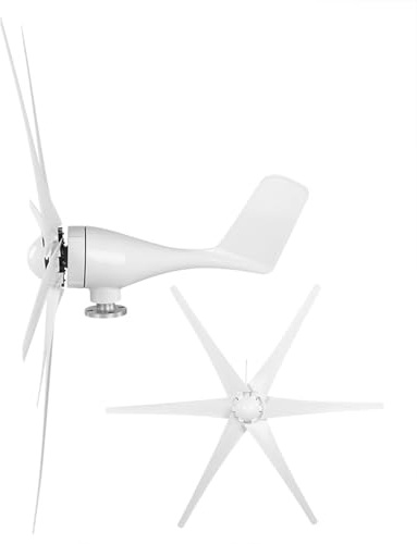 ERYUE Generatore Eolico Professionale Efficiente Generatore a 6 Pale per Barche/cabine/operatori di Manutenzione della Folla Applicabile (24 V)