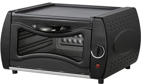 Electric Mini Pizza Oven with Overheating Protection and Precise Temperature Control for Safe Indoor Cooking