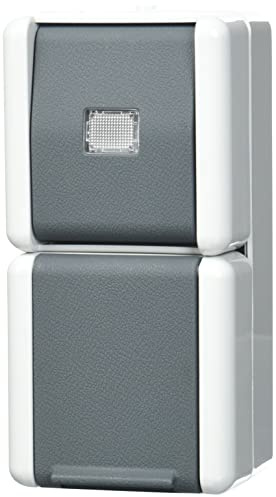 Jung 871W SCHUKO-Steckdose mitTaster 1pol.Schlieáer