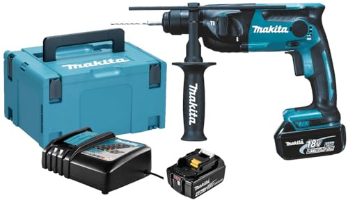 Makita DHR165RMJ - Taladro percutor inalámbrico para sds-plus 18 v / 4,0 ah,