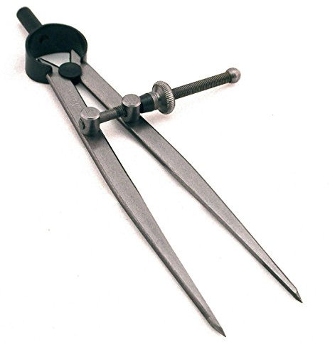 10,2 cm Leathers DIY Werkzeug verstellbar bonefolder Falzbein Edge Edge bonefolder Falzbein Wing Trennwand, drehbar Craft Werkzeug Lederwaren Pentagon