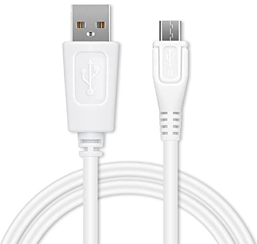CELLONIC USB Kabel (1m 1A) kompatibel mit Sony PRS-350 / PRS-650 / PRS-T1 / PRS-T2 / PRS-T3 (Micro USB auf USB A (Standard USB)) Datenkabel Ladekabel weiß