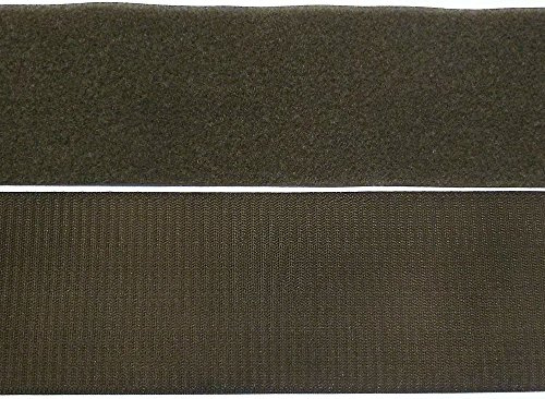 2 m Klettband Haken- und Flauschband 30 mm oliv zum Nähen