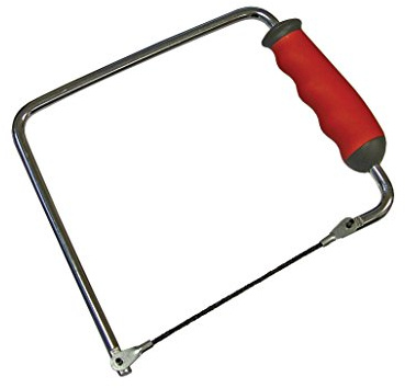 Faithfull Tile Rod Saw Soft Grip Handle 150mm, Red