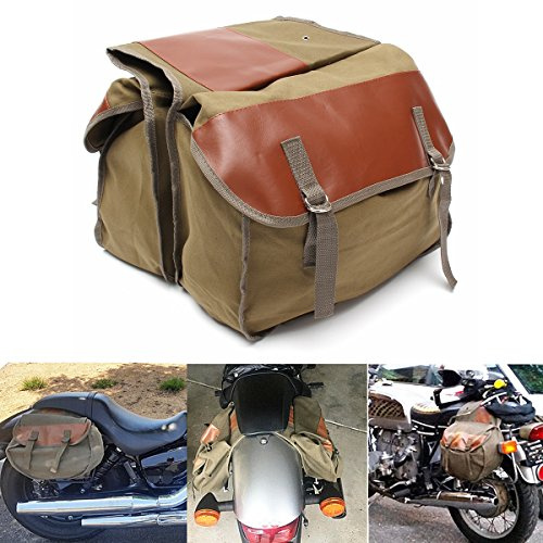 Alamor Motorrad Canvas Satteltaschen Equine Rucksack Für Haley Sportster/Honda