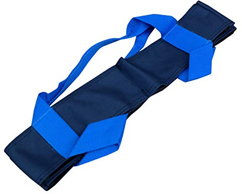 Acclaim Elsdon Classic Four Bowls Nylon Carrier for Level Green Lawn Flat Short Mat Indoor & Outdoor Bowling (Navy/Sky)
