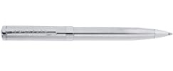 Helix Oxford Premium Stainless Steel Ballpoint Pen (Blue Ink) - Plastic Free Packaging, 209819