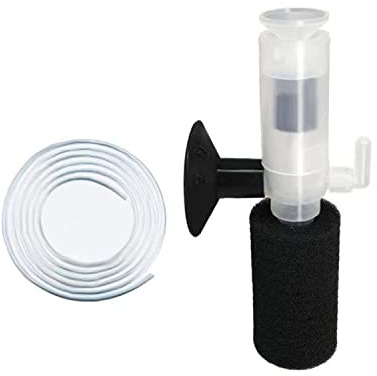 myfole Mini Aquarium Filter Air Driven Sponge Filter for Small Fish Tank 0.5-5 Gallon