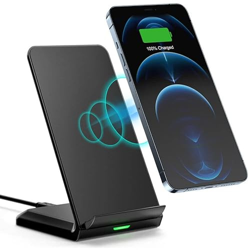 Qi Chargeur Rapide sans Fil pour Samsung Galaxy A14 5G A23 5G S23 iPhone 15/14 / 13