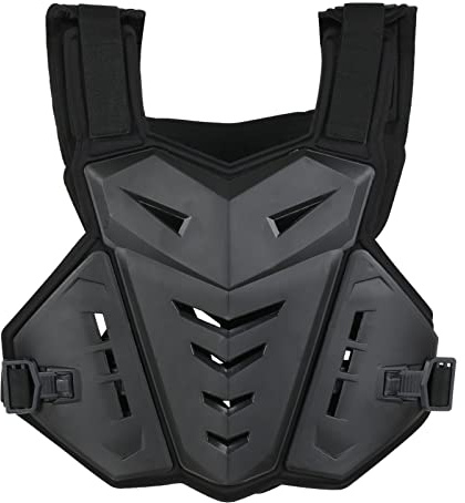 HUIOP Chaleco de Armadura para Motocicleta, Protector de Espalda y Espalda, Chaleco Protector para Ciclismo, Patinaje, esquí, Motocross, Andar en Bicicleta,Chaleco de la Armadura de la Motocicleta